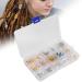Shop DIY Hair Braid Rings - Snowflake Leaves Pendant Dreadlocks Jewelry Accessories for Unique Hair Styles - Buy Online on GoSupps.com