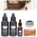 Agatige Beard Growth Kit | Premium Beard Grooming Set with Wash Oil Cream & Comb - Softens & Smoothes - Perfect for Men - Buy Online on GoSupps.com