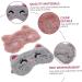 2pcs Lightweight Sleep Mask & Eye Shade - Cute Animal Blindfolds for Kids & Adults | Soft Silk Night Eye Covers - Assorted Colors - Buy Online on GoSupps.com