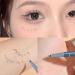 2 Double Tip Lower Eyelash Pencil - Waterproof Double Tip Lower Lash Super Slim Eye Liner Liquid Eyeliner Natural 3D Under Lashes for Eye Makeup Black*2 - Buy Online on GoSupps.com