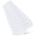 Closemate sneakers socks men's fusslings women F sslinge 6 pair invisible short socks breathable Invisible short socks cotton no show sock black white gray 38-43 6 white