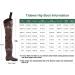 TIDEWE Lightweight Hip Wader for Men and Women - 2-Ply PVC/Nylon Fishing Hip Wader (Brown/Green, Size M11) - Buy Online on GoSupps.com