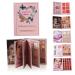 Palette de maquillage professionnelle multicolore avec finis paillet s mats et nacr s pour fards paupi res highlighter blush et rouge l vres. Palette de maquillage 5 couches.