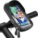 LKEVREG mobile phone holder motorcycle waterproof 360 rotatable mobile phone holder bike mobile phone holder bike with rainproof cover bicycle handlebar holder pocket for 4.5-6.7 inch smartphone