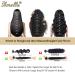 Amella Hair Wet And Wavy Human Hair Bundle - 20 Inches 100% Unprocessed Brazilian Virgin Water Wave - Natural Black Color - Can Be Dyed - Tight and Neat - 20 Inch Water Wave Hair Bundle - Buy Online on GoSupps.com