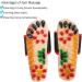 Colorful Pebble Stone Massage Shoes | Natural Acupressure Foot Care | Relaxation at Home (39-Red) | International Shipping - Buy Online on GoSupps.com