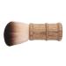 Qukaim Salon Neck Brush Hair Cutting Neck Dust Brush Fiber Hair Wooden Handle Home Salon Barber Neck Face Cleaning Brush