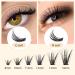 QUEWEL Individual Cluster Lashes - 240pc 0.07D Curl DIY Natural Eyelash Extensions 8-14mm Mix | Single Cluster Eyelashes for Home Use - Buy Online on GoSupps.com