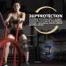 Copper Knee Support for Women/Men 2 Pack - Best Knee Brace Compression Sleeve Support for Arthritis Knee Pain Meniscus Tear ACL MCL Joint Pain Relief Running Sports Squats M Copper-Black - Buy Online on GoSupps.com