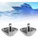 4Pcs Marine Grade 316 Stainless Steel Fending Pad Eye Fender Hook w/ Screws - Boat Ship Deck Hardware - Buy Online on GoSupps.com
