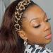 Lace Melting Bands Leopard Print Pattern Adjustable Wig Edge Laying Elastic Bands Baby Hair Elastic Bands Headband for Lace Frontal Melt Wig Edge Laying Bands 4cm - Buy Online on GoSupps.com