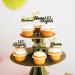 Ercadio 24 Pack Happy Retirement Cupcake Toppers Cheers Retired We'll Miss You LET the Fun Begin Cupake Toppers Picks Retirement Theme Farewell Birthday Party Cake Decorations Black Gold - Buy Online on GoSupps.com