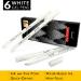White Gel Pen Set - 0.8mm Extra Fine Point Ink Pens for Black Paper - Pack of 6 for Drawing, Sketching, Bullet Journaling - Buy Online on GoSupps.com
