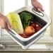 Camping Dish Washing Bucket - 34x32.2x20.5cm Dish Pan Camping Sink | Camping Sink with Handle Easy to Store Wash Basin Multi-Functional Dish Tub for Wash Dishes Vegetables Traveling Festivals - Buy Online on GoSupps.com