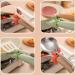 Creative Crab Shaped Spatula Rack Silicone Crab Spatula Spoon Holder with Non Perforated Fork Spatula Rack Creative Silicone Multifunctional Crab Shaped Spatula Rack (Green) - Buy Online on GoSupps.com