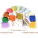 Friendship Bracelet String Kit with Organizer Box - 110 Colors Embroidery Floss, 800 Beads, 52Pcs Cross Stitch Tools - Perfect Production Gift - Buy Online on GoSupps.com
