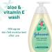 Johnson's Skin Nourishing Moisture Baby Body Wash - Aloe & Vitamin E, Hypoallergenic, Tear-Free & Paraben-Sulfate-Free - 20.3 fl. oz - Buy Online on GoSupps.com