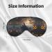 Halloween Flying Bats Eye Mask | Double-Sided Soft Blindfold with Adjustable Strap | Light Blocking Sleep Mask - Buy Online on GoSupps.com