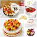 KREDHONG Golden Wedding Cake Topper 50th Anniversary Cake Topper Golden Wedding Anniversary Decorations for 50th Birthday Wedding Anniversary Decorations - Buy Online on GoSupps.com