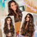 26'' Ombre Brunette Long Wavy Wig - Premium Fiber Natural Hair Replacement for Women - Ideal for Daily Wear, Parties, Cosplay & Halloween - Buy Online on GoSupps.com