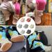 EDOTON Unisex Newborn Winter Boots | Non-Slip Sole | 12-18 Months | Stripe Light Green - Buy Online on GoSupps.com