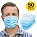 Cherish Mundsprung Medical Masks - EN 14683 Certified Blue One-Way Face Masks (50 Pack) for Optimal Protection - Buy Online on GoSupps.com