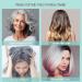 Fvquhvo 3 in 1 Hair Dye Shampoo - Silver Gray Instant Color for Men & Women | Long Lasting Natural Ingredients Ammonia & Paraben Free - 16.9 Fl Oz - Buy Online on GoSupps.com