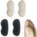 Soft Heel Cushion Pads for Kids and Ladies Shoes - 8 Pairs, Black+Beige - Buy Online on GoSupps.com