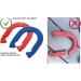 Horseshoe Outside Game Set - Complete with 4 Horseshoes, 2 Stakes - Blue and Red Colors - Perfect for Parties and Outdoor Gatherings - Buy Online on GoSupps.com