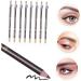 VINTORKY 8pcs Eyebrow Pencil Black Lead Pencils Makeup Sharpener Pencil Wooden - Buy Online on GoSupps.com