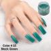 Dip Powder Color No.25 Black Green Blue Color System Nail Gel 1 oz - Buy Online on GoSupps.com