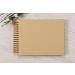 Potricher 12.2 x 8.5 Inch Hardcover Kraft Scrapbook Photo Album - 80 Pages - Wedding Anniversary Family Album (Brown) - Buy Online on GoSupps.com