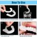 Uqlpxz Prostheses Fake Teeth - 2 Pairs of Lightweight Artificial Teeth for Men | Temporary Cosmetic False Teeth with Tweezers | International Shipping - Buy Online on GoSupps.com