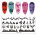 Jeewheet Nail Art Starter Kit - 6PC Nail Stamps & 4 Replacement Heads | Flame Patterns for Perfect Nails - Buy Online on GoSupps.com