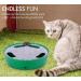Pawaboo Electric Interactive Cat Toy with Running Mouse - Automatic Rotating Teaser for Endless Fun and Exercise - Green - Buy Online on GoSupps.com