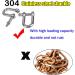 Durable SMTUNG 304 Stainless Steel D Shape Load Shackle for Outdoor Sports - 6mm (8pcs) - Buy Online on GoSupps.com
