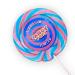 Bubble Gum XL Large Wheel Lollies - Swirl Lollipops - Party Favour - Sweets - Rock Candy 75g 4 Inch Diameter 9 Inch Length (X 1)