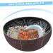 CORHAD Keychain Wood Tray Cereal Container Decor Key Storage Bowl Candy Container Salad Bowl Vietnam Fruit medium Silver - Buy Online on GoSupps.com