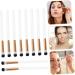 NOLITOY Eye Makeup Brush 50 Pcs Makeup Brush Eyeshadow Brush Eye Brush for Eyeshadow Tool Brush Wooden Handle White Make up 17.50X1.00X1.00CMx5pcs Whitex5pcs - Buy Online on GoSupps.com