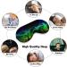 Colorful Smoke Sleep Mask for Women | Adjustable Eye Shades with Elastic Strap | Comfortable Night Sleep - Buy Online on GoSupps.com