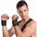 HiRui 18 Professional Compression Wrist Wraps with Thumb Loop - Wrist Brace Support for Weightlifting - Black (Pair) - Buy Online on GoSupps.com