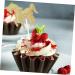 HOMSFOU 10pcs Unicorn Plugin Sequin Cupcake Toppers Cake Decorations Rainbow Cupcake Toppers Dessert Topper Celebration Party Decor Glitter Bride Cloth Insert Card Sequins Assorted Color 12x6cm - Buy Online on GoSupps.com