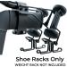 Metal Shoe Rack for Peloton Bike - Holds 2 Pairs of Shoes - Compatible with Peloton Bike (Not Bike+) - 2-Pack - Buy Online on GoSupps.com