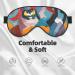 SSIMOO Cartoon Cats Sleep Mask - Adjustable Breathable Eye Mask for Comfortable Sleep | International Shipping - Buy Online on GoSupps.com