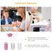 Minkissy 6-Piece Nail Art Silicone Stamp Set - Clear Nail Stamper & Scraper for Perfect Manicure - Buy Online on GoSupps.com