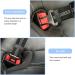 Nutabevr Adjustable Dog Car Belt - 2-Piece Safety Strap with Elastic Jerk Damping & Strong Carabiner - Perfect for Dogs & Cats - Buy Online on GoSupps.com