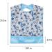 Vlokup Adult Bibs for Women - 3 Pack Waterproof Reusable Clothing Protector with Crumb Catcher - Floral & Butterfly Design - Buy Online on GoSupps.com