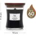 Woodwick Hourglass Medium Candle | Black Peppercorn | 60 Hour Burn Time | International Shipping - Buy Online on GoSupps.com
