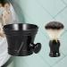 Perfk Shaving Bowl & Brush Set - Professional Foaming Soap Accessory Gift for Men Dads & Travelers - Buy Online on GoSupps.com