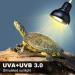 Buy Pewingo Turtle Heat Lamp - UVB Basking Spot Lights for Reptiles | 360 Swivel Clamp | Halogen & Orange Light | Ideal for Turtles Snakes & Lizards - Buy Online on GoSupps.com